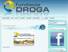 Tablet Screenshot of fundacjadroga.org